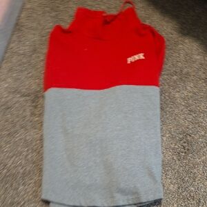 Womens PINK Brand Red and Gray Sweatshirt